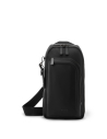 Sac sling TUMI Harrison Gregory cuir Black Bombe, référence 154130-A608