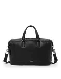Sac de voyage TUMI Harrison Nelson cuir Black Bombe, référence 154135-A608