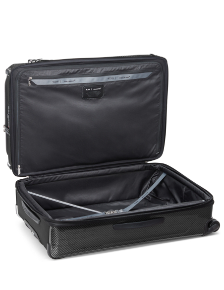 Valise soute Aero 78,5 cm TUMI McLaren Night Galaxy, intérieur ouvert, séparateur et sangles