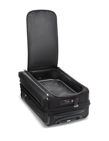 Valise cabine Aero 56 cm TUMI McLaren Night Galaxy, accès frontal ouvert