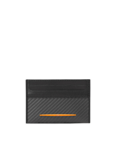 Porte-cartes Slim carbone TUMI McLaren Carbon/Papaya, référence 150162-9546