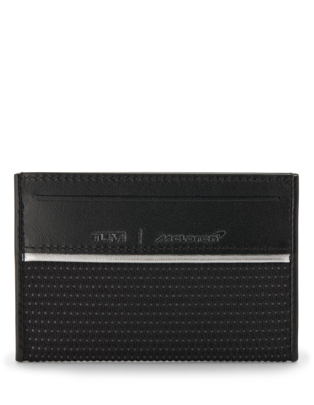 Porte-cartes Slim TUMI McLaren Night Galaxy, vue arrière et poche pour carte