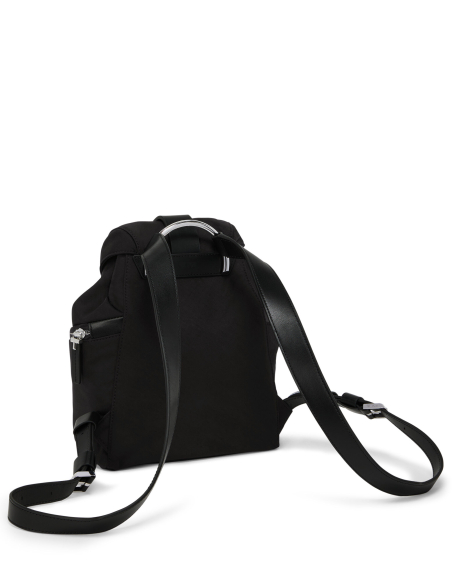 Petit sac à dos TUMI Journey Black, dos avec bretelles réglables et poignée