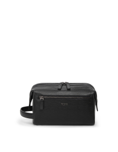 Trousse de toilette Framed TUMI en cuir embossé Black Embossed, référence 156651-T527