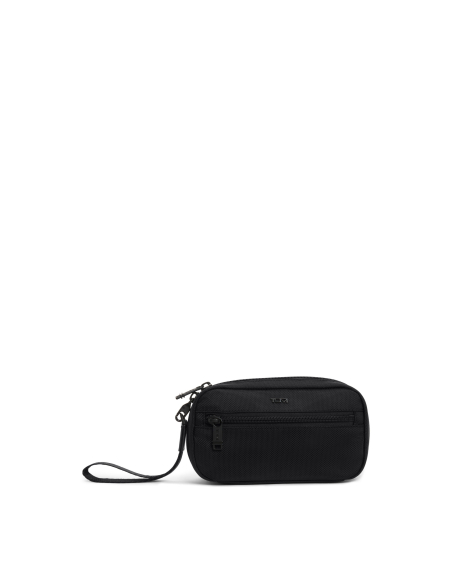 Pochette TUMI à dragonne en nylon Black, référence 159164-1041