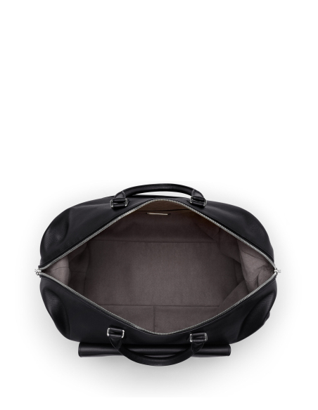 Sac de voyage Calleri TUMI Turin Black, intérieur ouvert vu du dessus