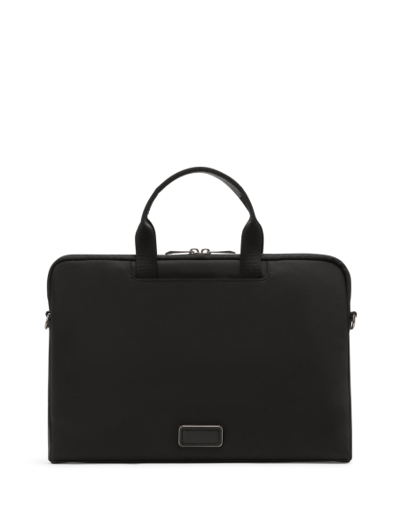 Sac ordinateur Dakota TUMI Black/Gunmetal, dos et poignées