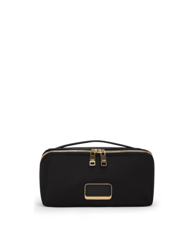 Trousse à maquillage Dallas TUMI Voyageur Black/Gold, référence 154175-2693