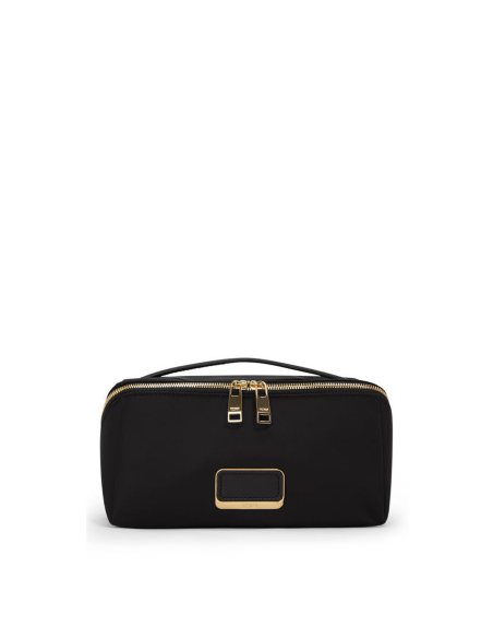 Trousse à maquillage Dallas TUMI Voyageur Black/Gold, référence 154175-2693