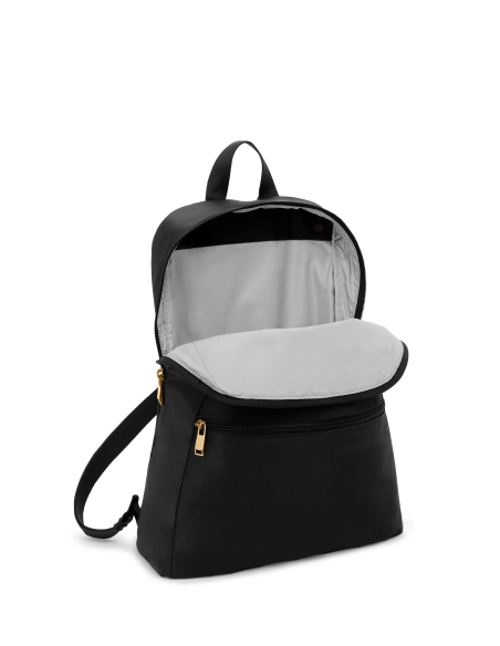 Sac à dos pliable Just In Case TUMI Black/Gold, intérieur avec pochette attachée