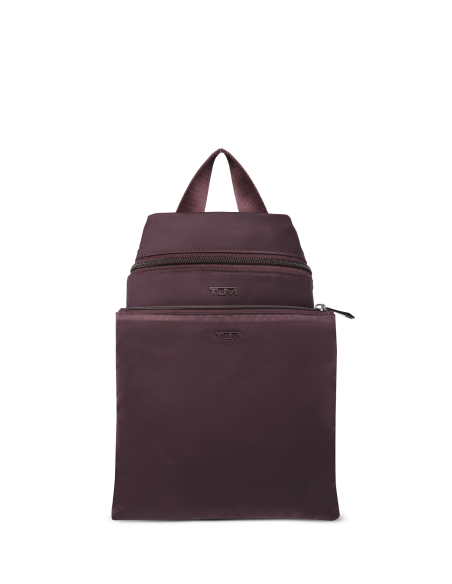 Sac à dos pliable Just In Case TUMI Rosewood, replié dans sa pochette