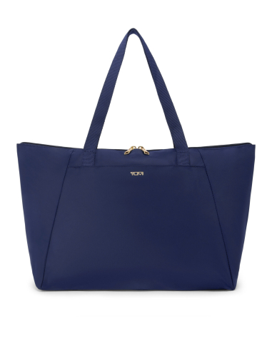 Cabas pliable Medium Just In Case TUMI Voyageur Indigo/Light Gold, référence 156563-A852