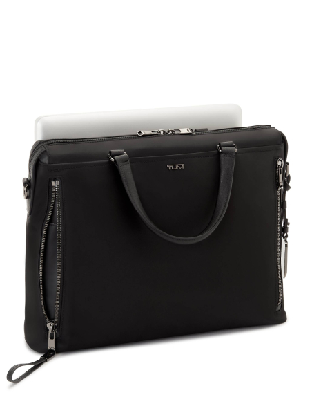 Sacoche ordinateur Kendallville TUMI Black/Gunmetal, compartiment avec ordinateur