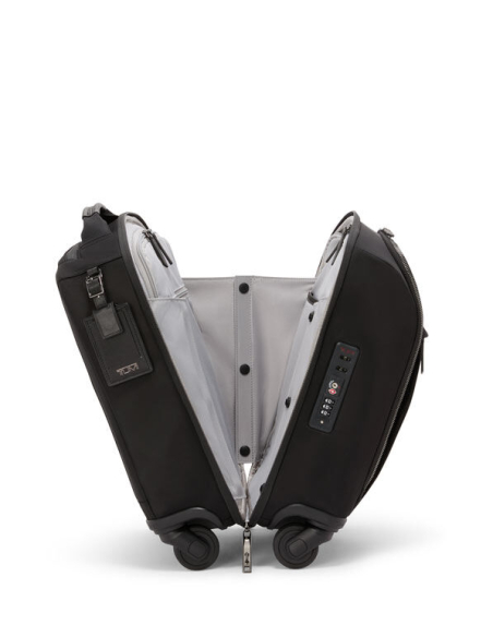 Valise Léger Compact 40,5 cm TUMI Black/Gunmetal, ouverture centrale partielle