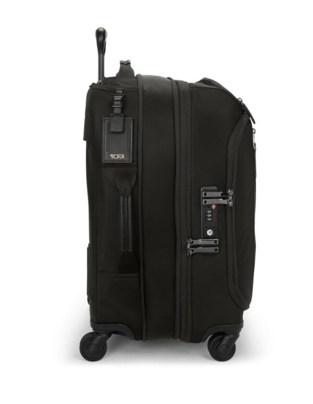 Valise cabine Léger 55 cm TUMI Black/Gunmetal, vue de profil