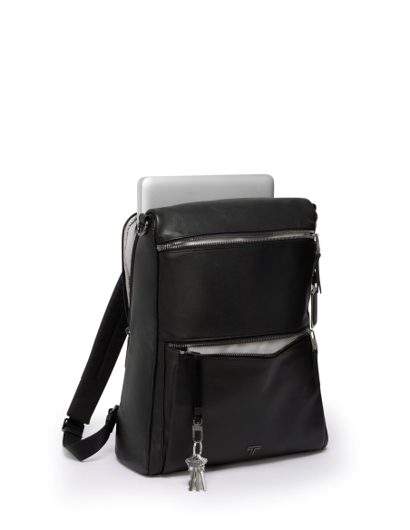 Sac à dos convertible Limerick TUMI Black/Gunmetal, ouverture supérieure avec ordinateur