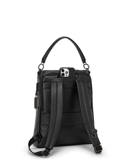 Sac à dos convertible Limerick TUMI Black/Gunmetal, poche arrière pour téléphone