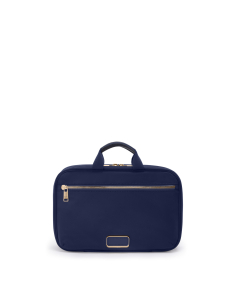 Trousse de toilette Madeline TUMI Voyageur Indigo/Light Gold, référence 146592-A852