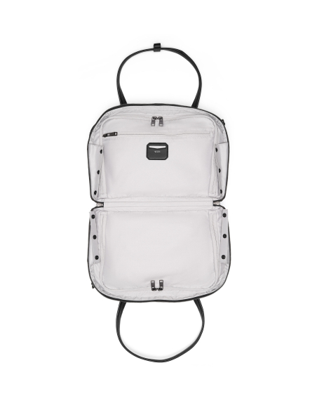 Sac de voyage Montclair TUMI Black/Gunmetal, ouverture complète à plat