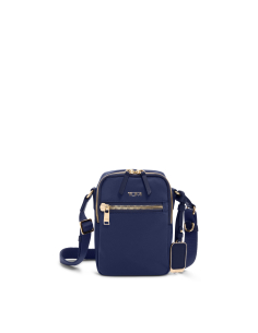Sac bandoulière Persia TUMI Voyageur Indigo/Light Gold, référence 146579-A852