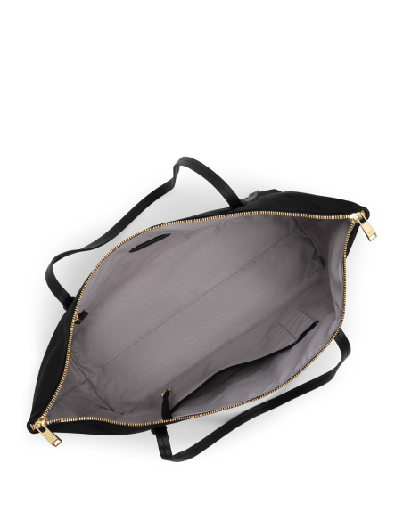 Sac cabas Q nylon TUMI Black/Gold, intérieur vu du dessus