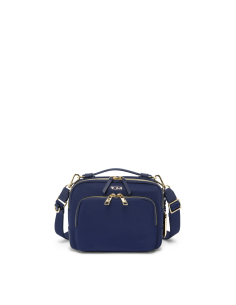 Sac bandoulière Teghan nylon TUMI Voyageur Indigo/Light Gold, référence 154182-A852