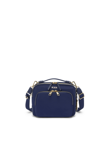 Sac bandoulière Teghan nylon TUMI Voyageur Indigo/Light Gold, référence 154182-A852