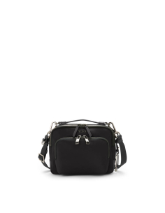 Sac bandoulière Teghan nylon TUMI Voyageur Black/Gunmetal, référence 154182-T522