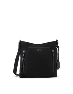 Sac bandoulière Tyler nylon TUMI Voyageur Black/Gunmetal, référence 146581-T522