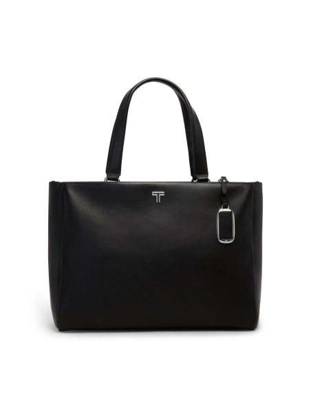 Sac cabas Medium Vail cuir TUMI Voyageur Black/Gunmetal, référence 152455-T522