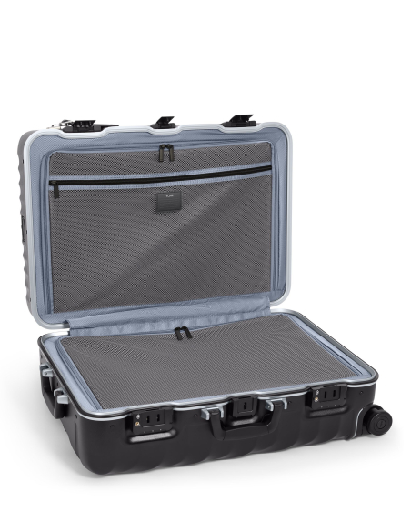 Valise soute TUMI 19 Degree Frame 66 cm Black Texture, intérieur ouvert, séparateurs fermés