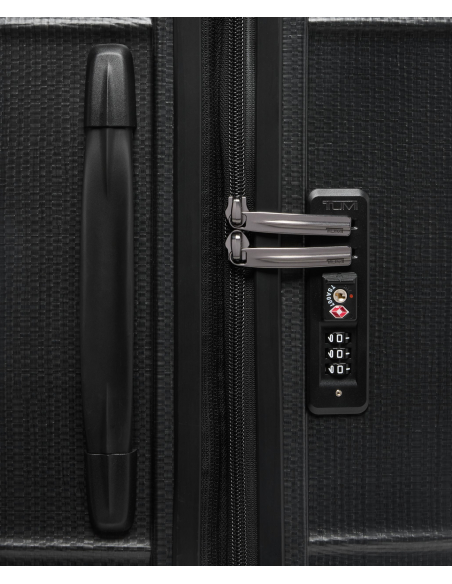 Valise soute extensible TUMI Latitude 66 cm Carbon Black, serrure TSA et tirettes des zips