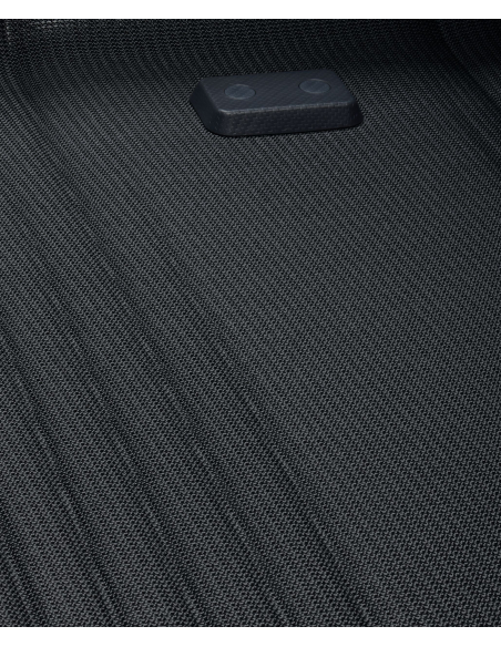 Valise soute extensible TUMI Latitude 76 cm Carbon Black, gros plan sur la texture de la coque