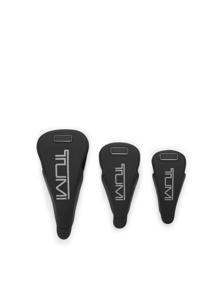 Lot de 3 housses de clubs de golf TUMI Black, référence 150168-1041