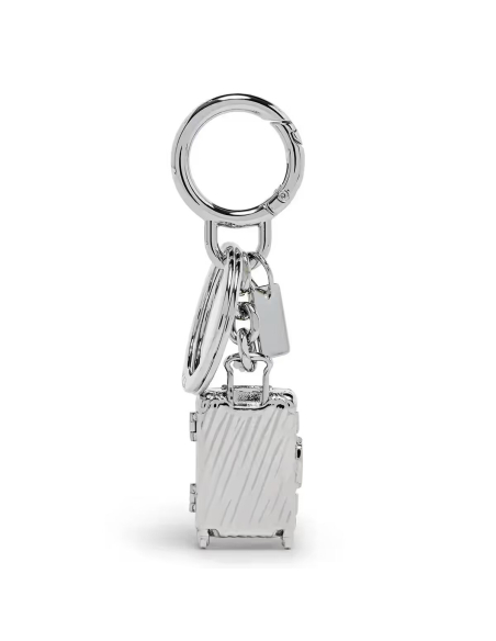 Porte-clés valise TUMI 19 Degree Silver, dos de la valise miniature