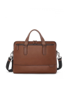 Porte-documents Slim TUMI Harrison Sycamore cuir 13 pouces Cognac, référence 150207-1221