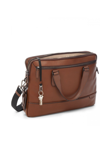 Sycamore Cognac : poche avant ouverte avec attache-clés