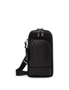 Sac porté croisé TUMI Harrison Gregory Black/Black, référence 144564-1050