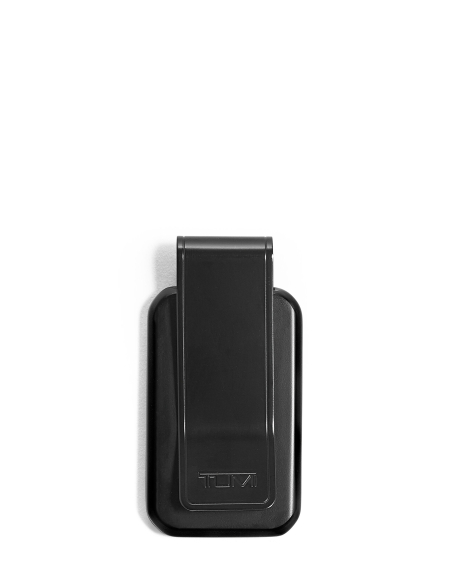 Pince à billets Nassau Black Smooth : vue de la face arrière et de la pince