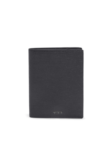 Protège-passeport TUMI Nassau en cuir Black Embossed, référence 159154-T527