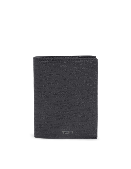 Protège-passeport TUMI Nassau en cuir Black Embossed, référence 159154-T527