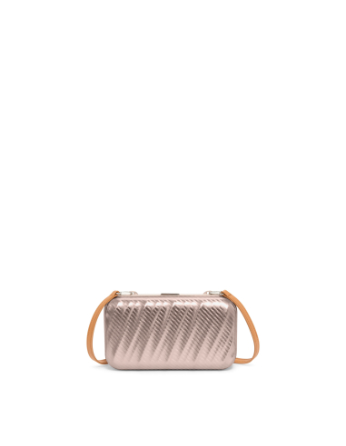 Minaudière TUMI 19 Degree Aluminium Texture Blush, référence 148636-9618