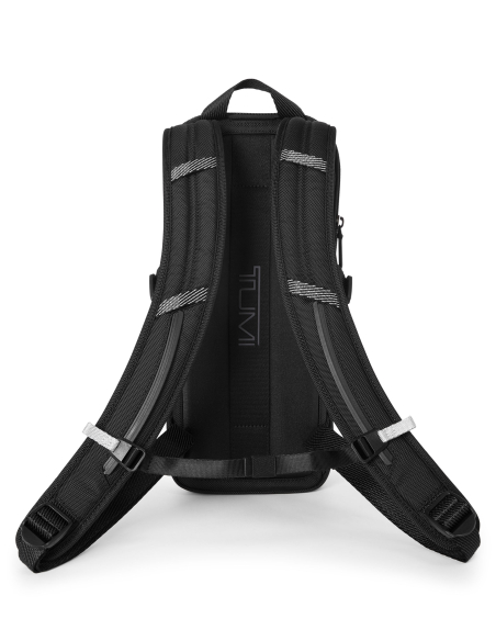 Sac à dos vélo Alliance Biking TUMI Alpha Bravo Dark Obsidian, dos, bretelles et sangle pectorale