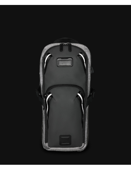Sac à dos vélo Alliance Biking TUMI Alpha Bravo Dark Obsidian, détails réfléchissants éclairés