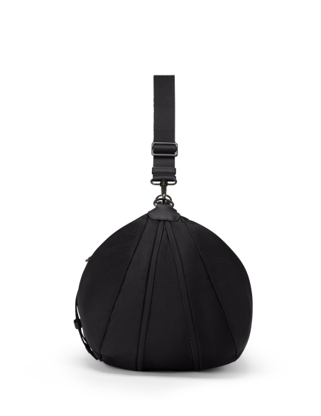Sac de voyage extensible Deviation TUMI Alpha Bravo Noir, vue de côté et attache de bandoulière