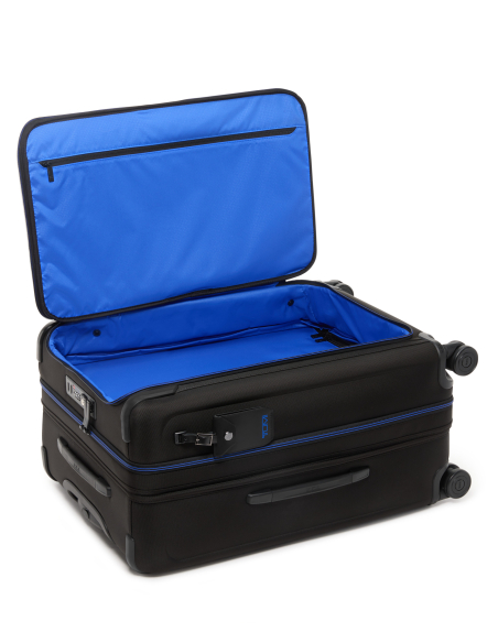 Valise soute extensible 66 cm TUMI Alpha Black/Ultra Blue, accès avant au compartiment principal