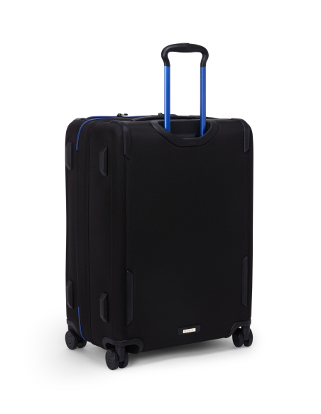 Valise soute extensible 66 cm TUMI Alpha Black/Ultra Blue, vue arrière et poignée télescopique