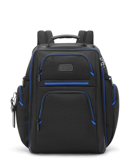 Sac à dos Brief Pack 15 pouces TUMI Alpha Black/Ultra Blue, référence 158959-A873
