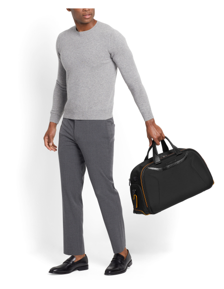 Sac de voyage Quantum à face moulée TUMI McLaren Black, sac tenu à la main
