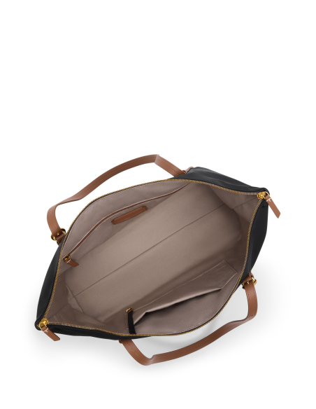 Cabas Q Year of the Horse TUMI Voyageur Black/Bridle, vue plongeante sur le rangement intérieur